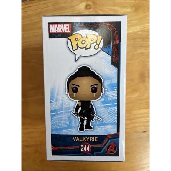 Funko Pop! Vinyl: Marvel - Valkyrie (Scavenger Suit) #244 Thor Ragnarok - Picture 4 of 6